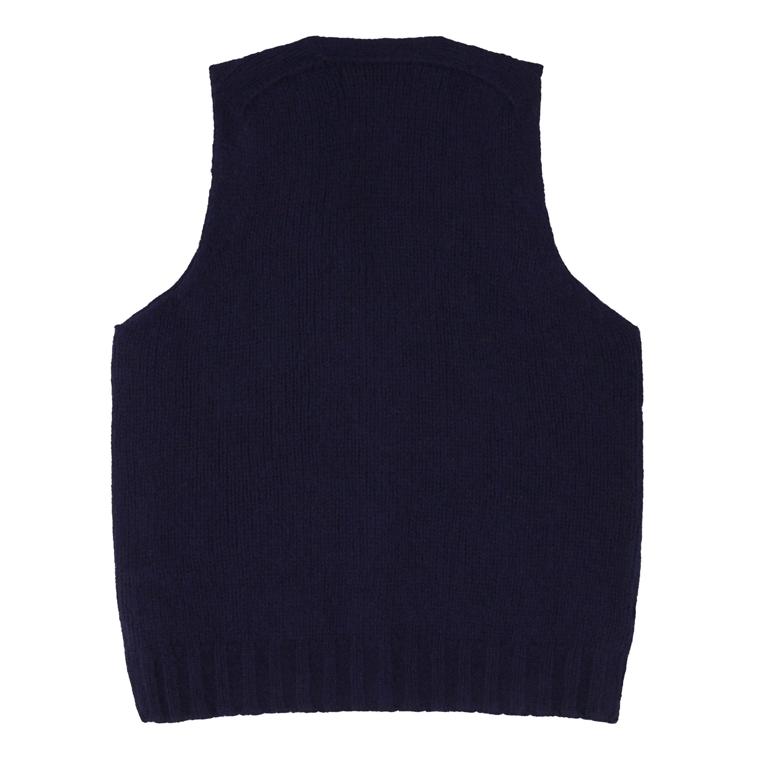 Sleeveless Cardigan Navy - Image 2