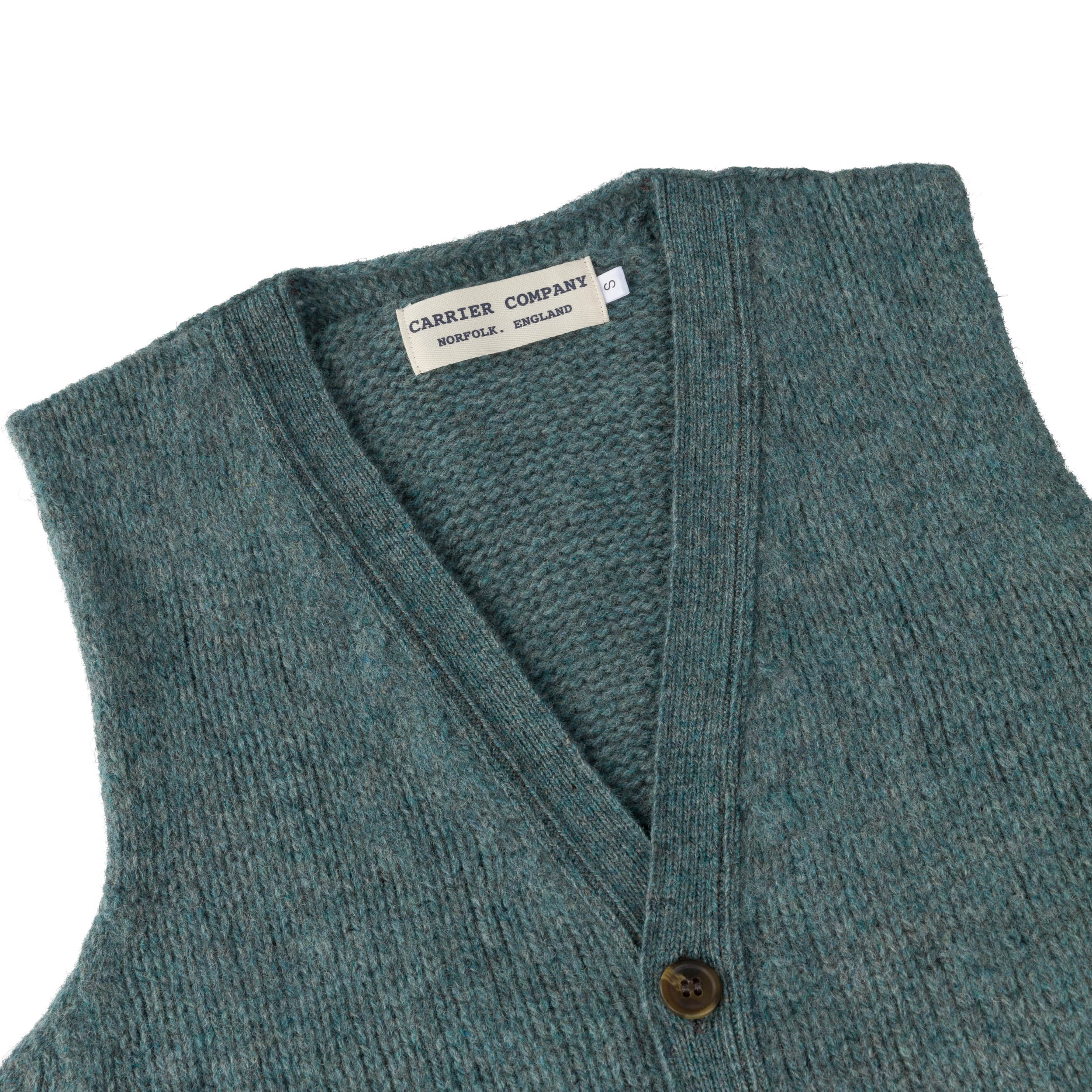 Sleeveless Cardigan Sea Glass - Image 4