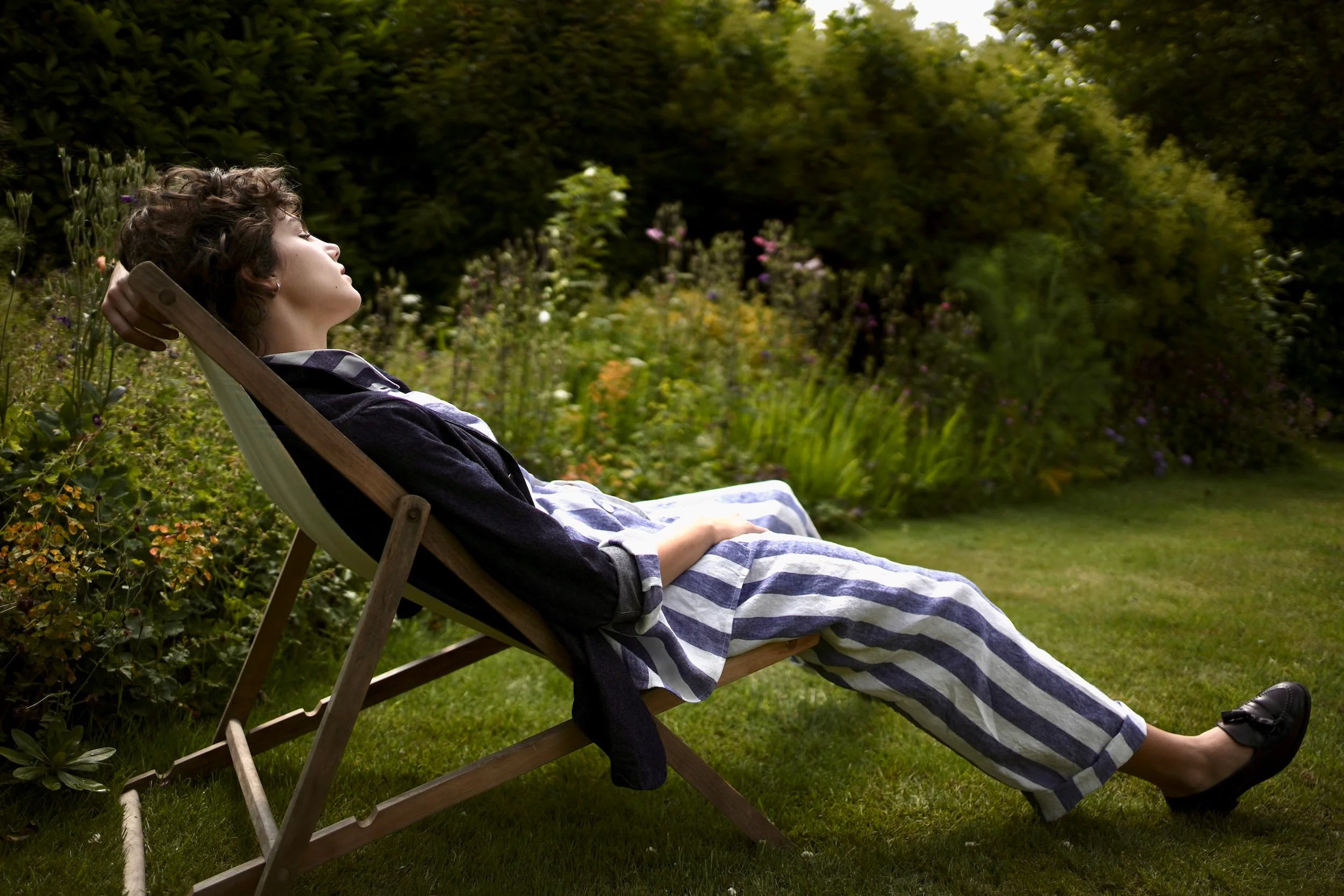 Striped Irish Linen Pyjamas - Image 12