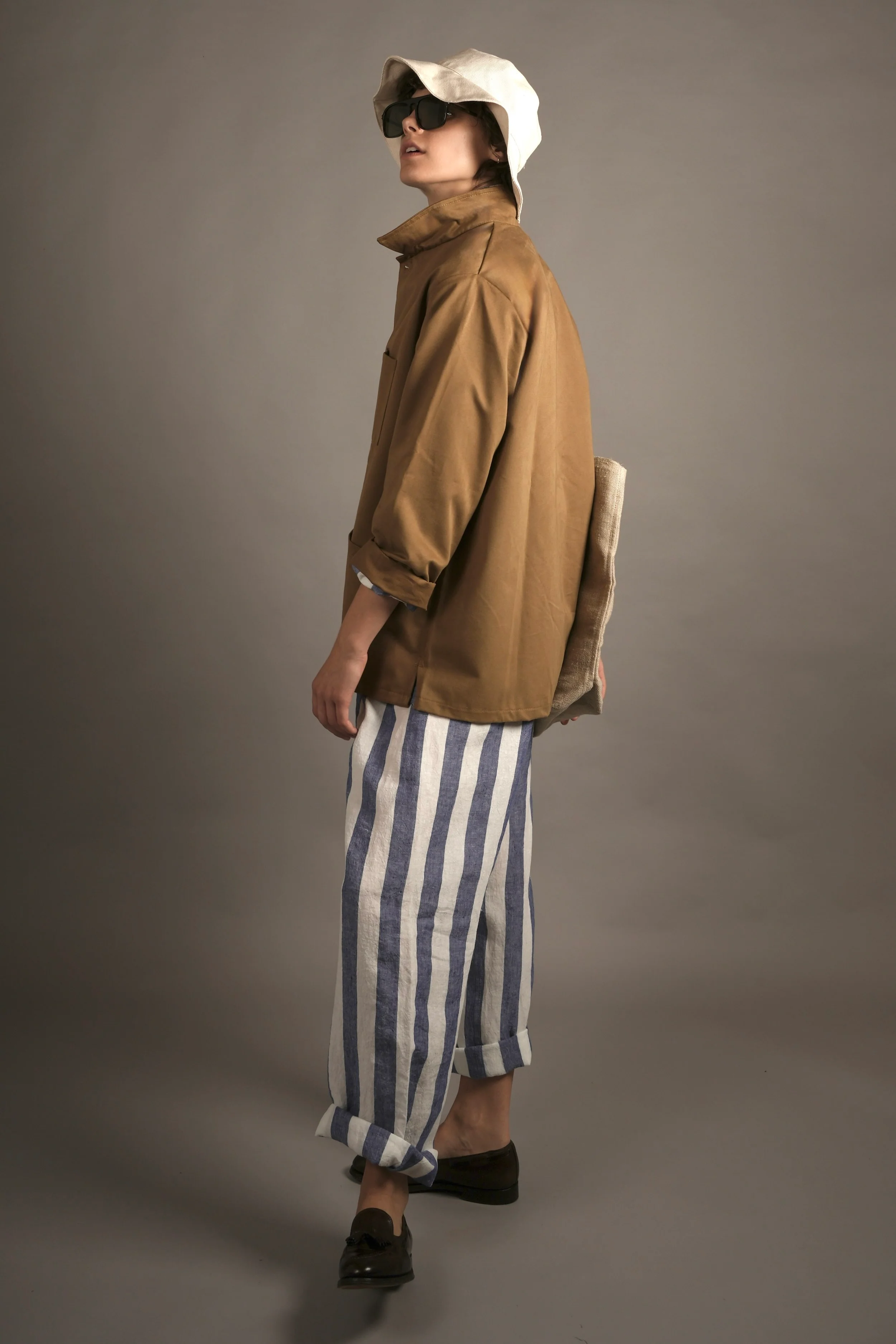 Striped Irish Linen Pyjamas - Image 13