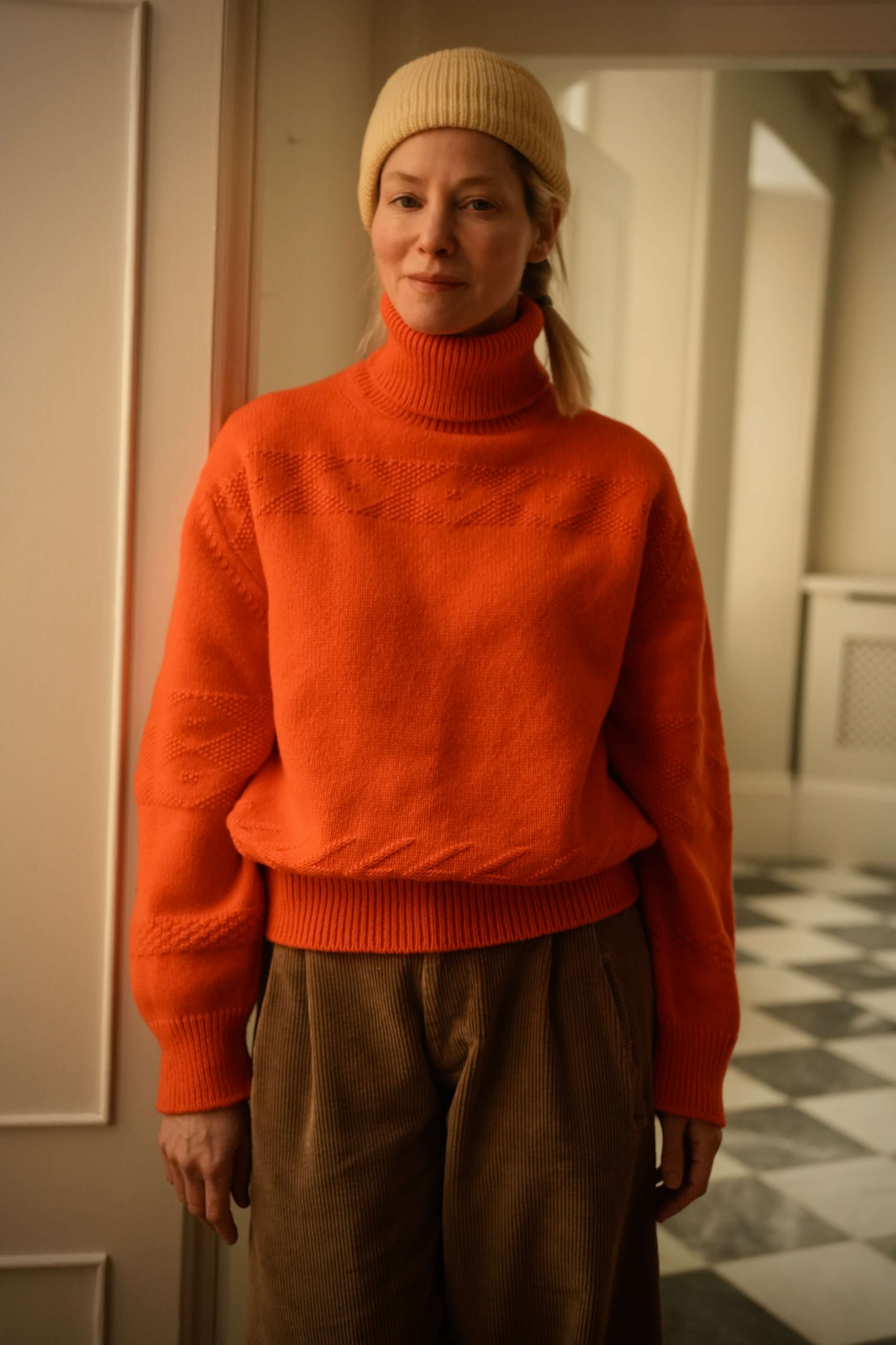Textured Polo Neck - Image 8