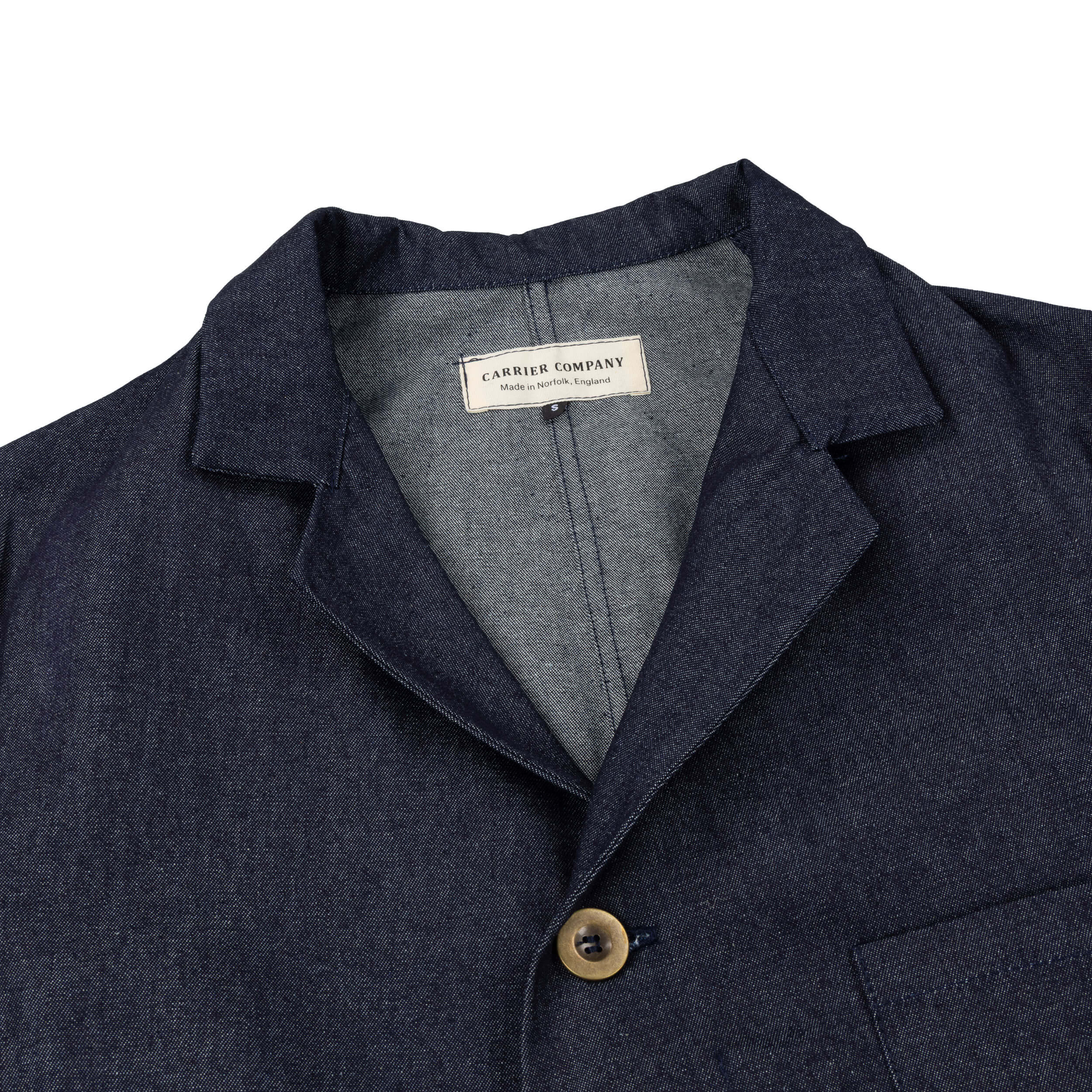 Three Button Jacket in Denim - Image 3