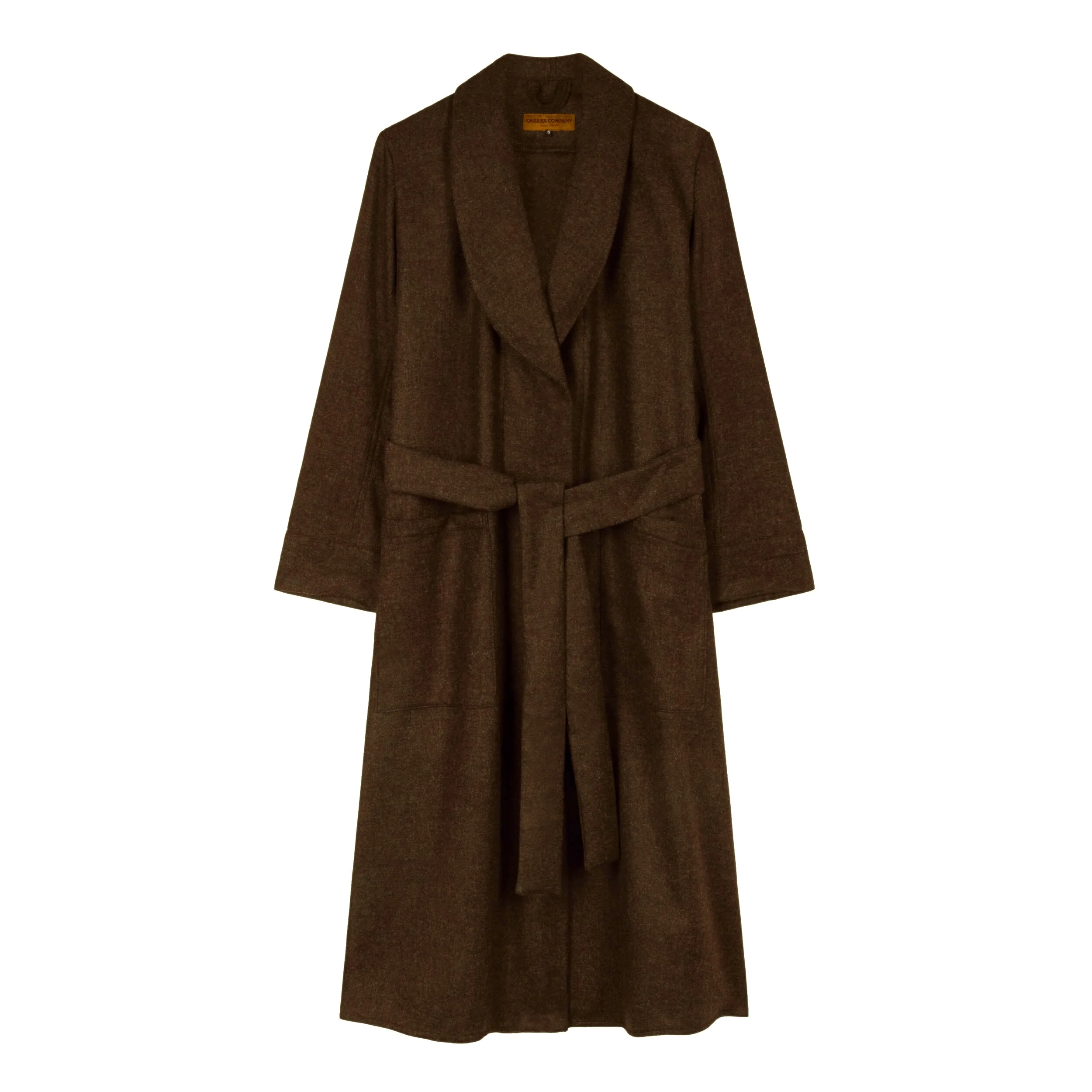 Wool Dressing Gown Chocolate