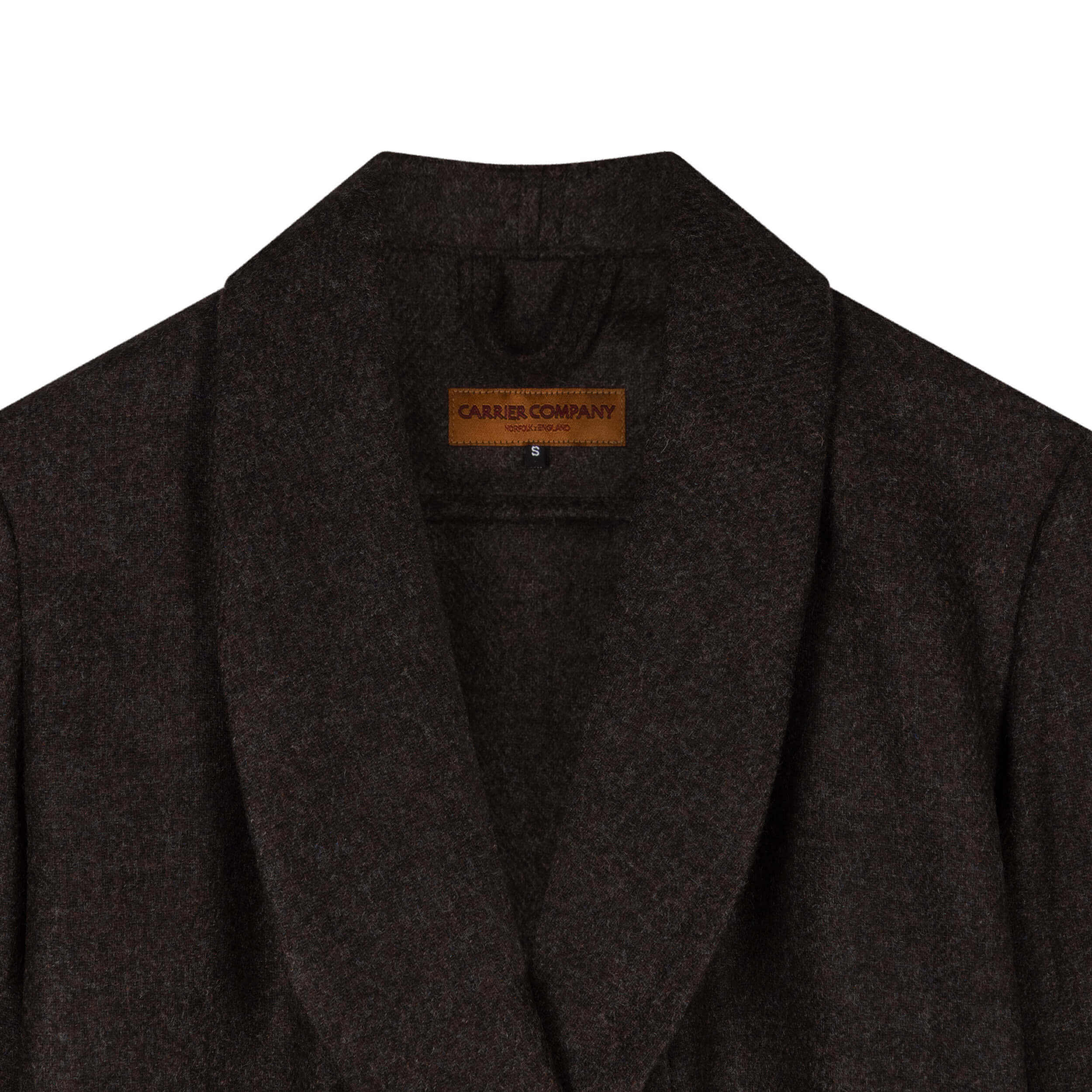 Wool Dressing Gown Chocolate - Image 3