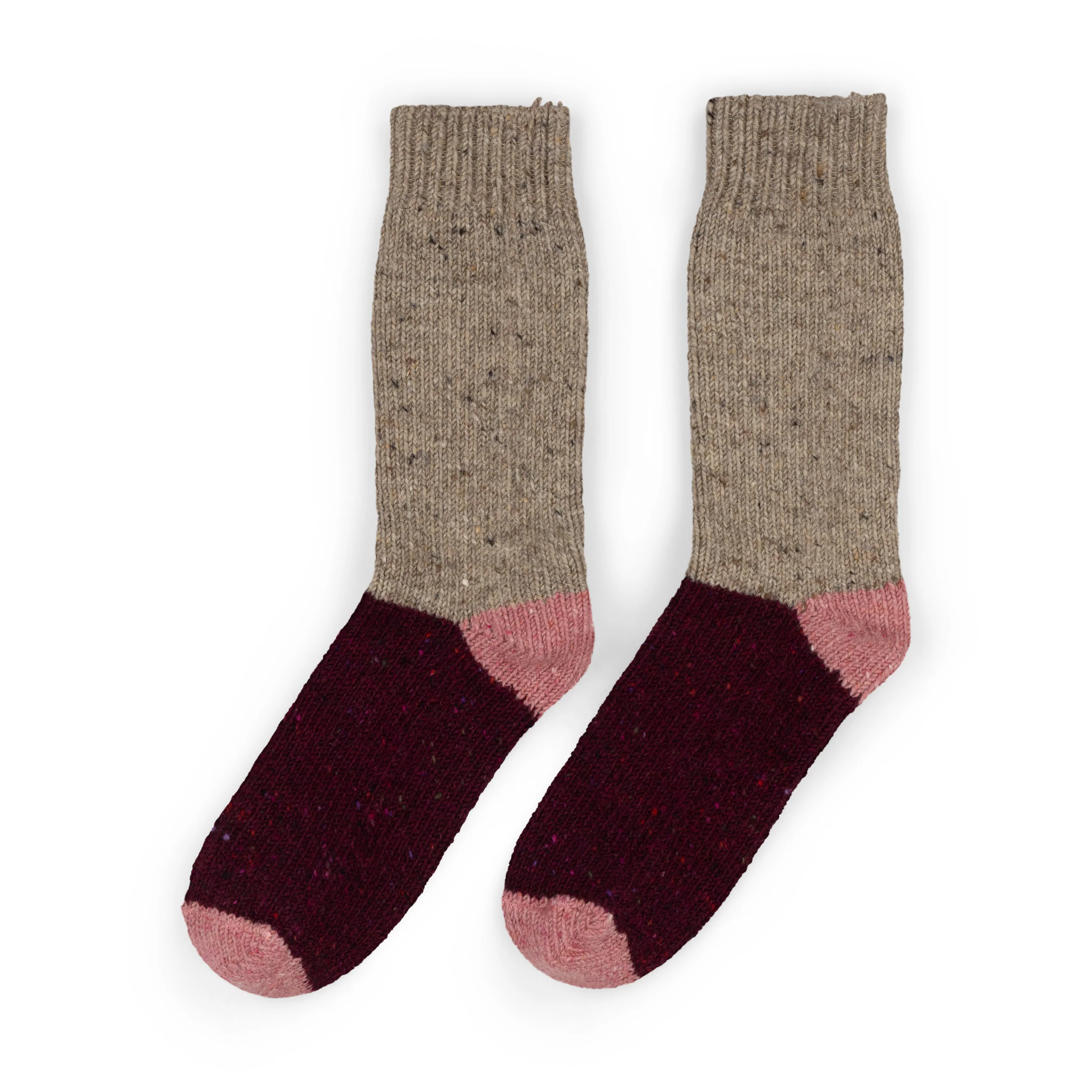 Tri- Colour Donegal Sock