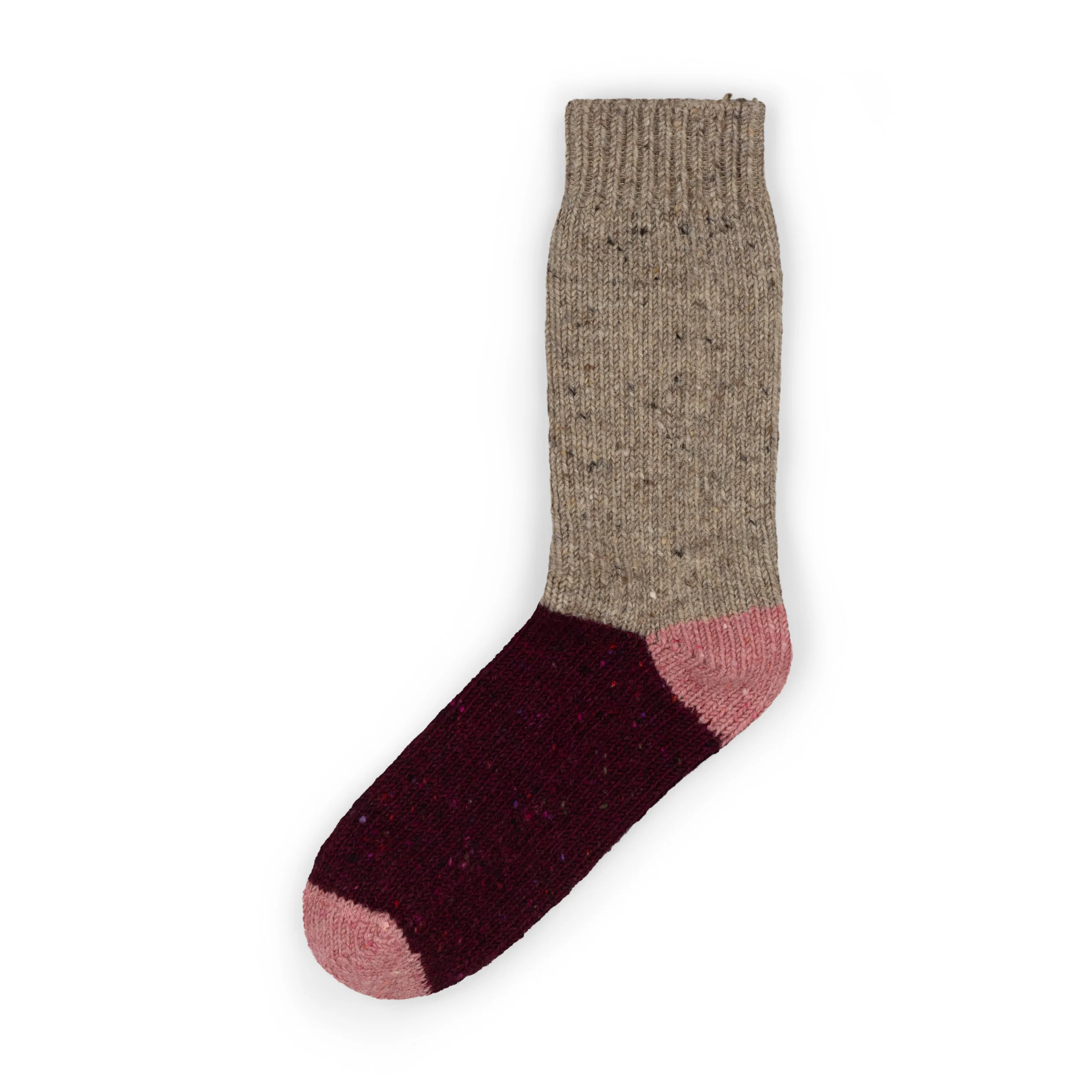 Tri- Colour Donegal Sock - Image 2