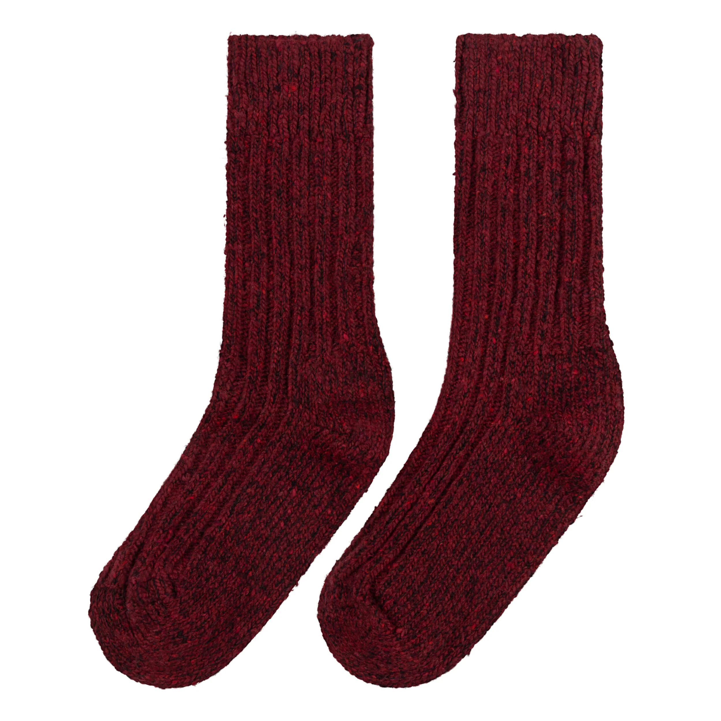 Wool Walking Sock Garnet - Image 2