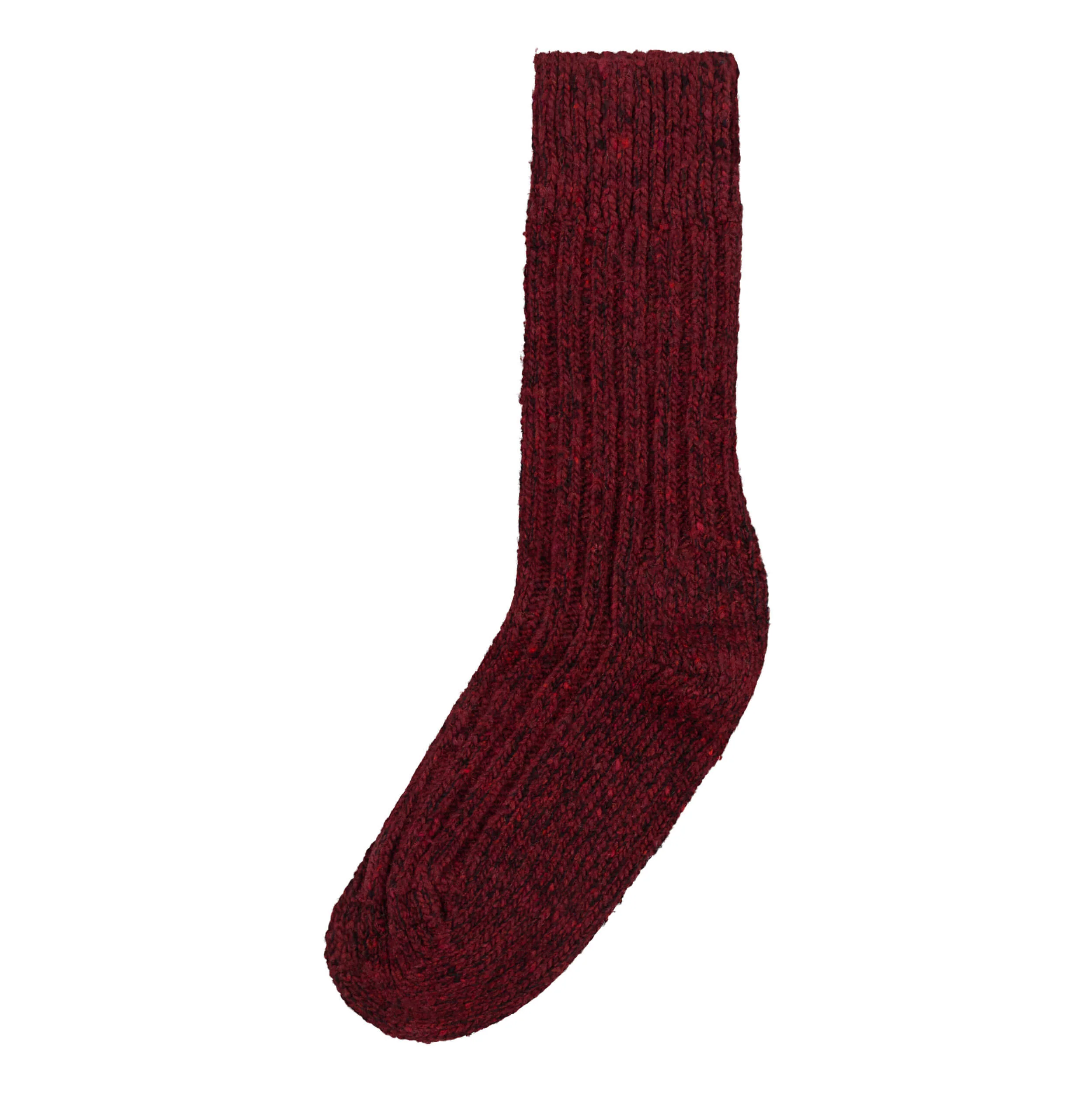 Wool Walking Sock Garnet - Image 4